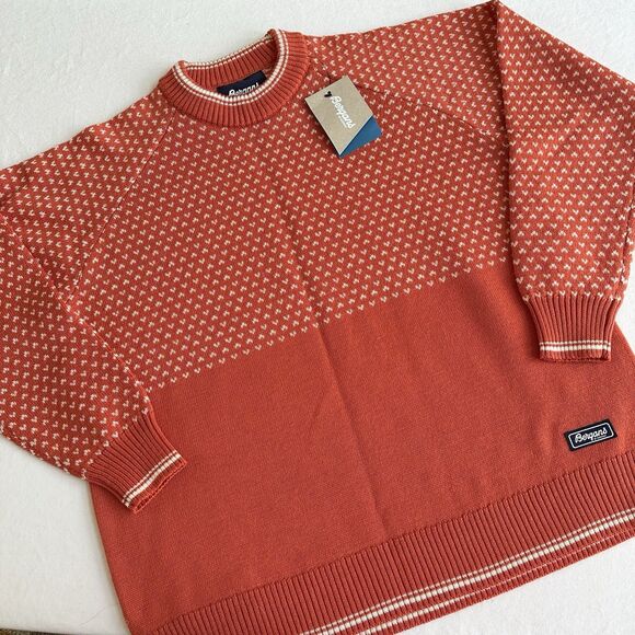 NEW BERGANS OF NORWAY WOMENS Alvdal Merino Wool Jumper Sweater Women XL - Picture 1 of 9